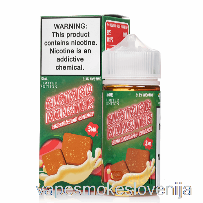 Vape Petrol Gingerbread Crunch - Custard Monster - 100 Ml 6 Mg